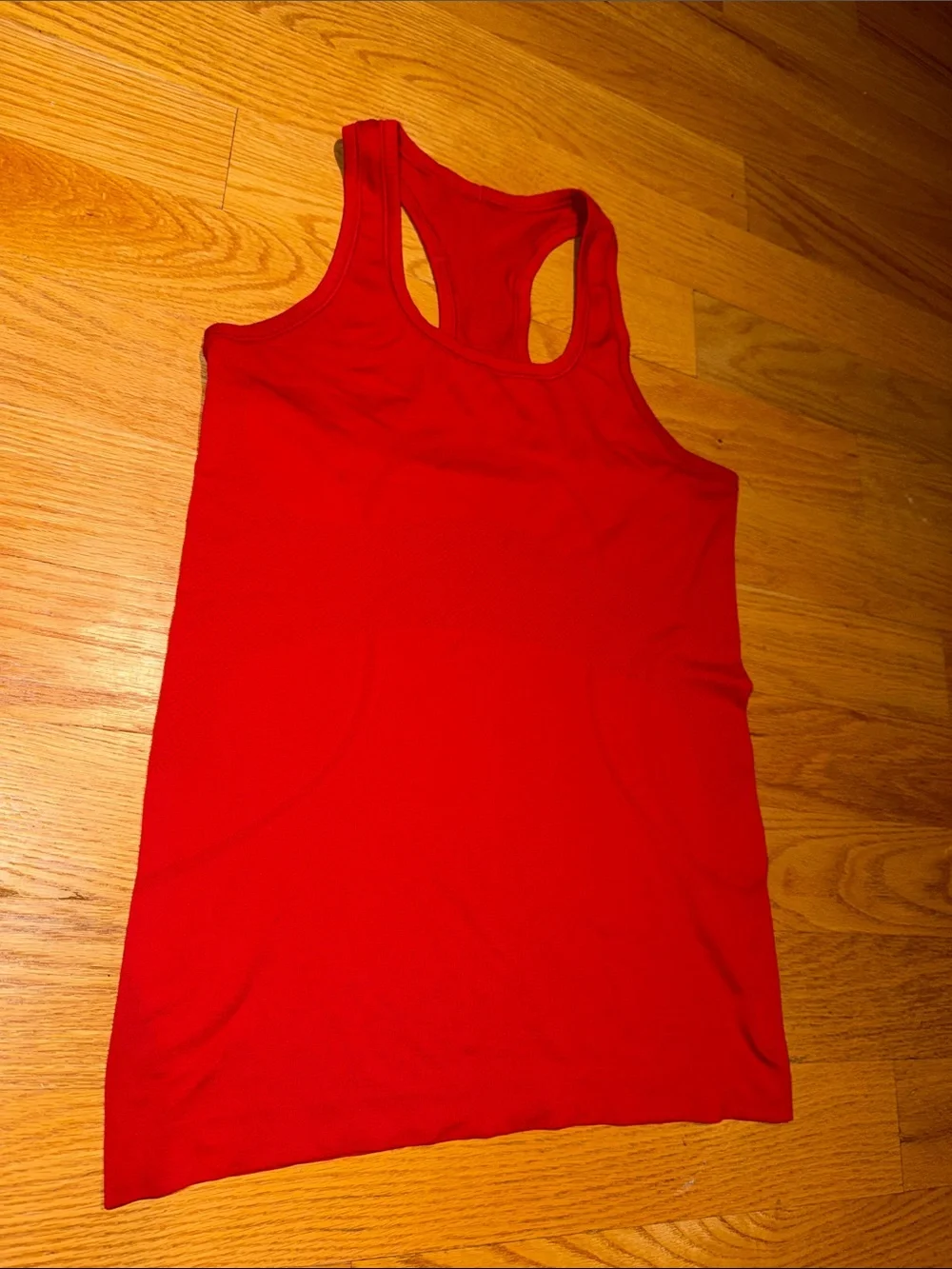 Lululemon Red Swiftly Racerback Tank Top Size 8